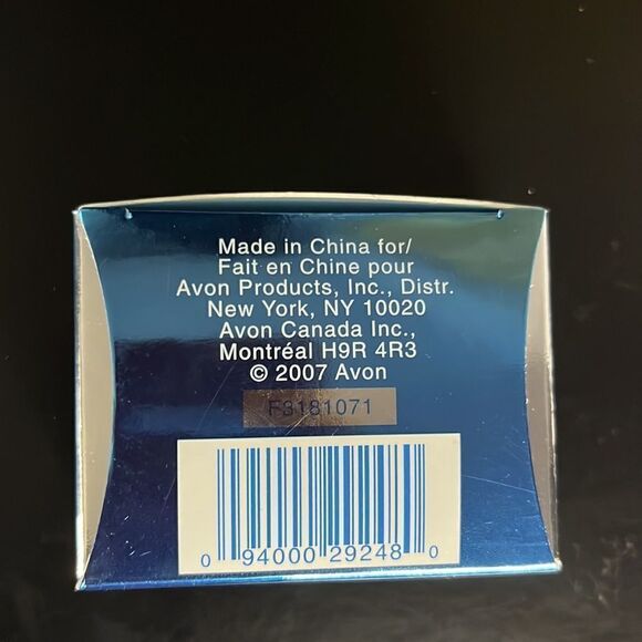 AVON Hoop Earrings with Clear Bead Accents - Picture 3 of 5